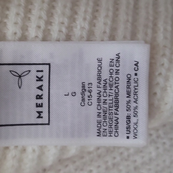 EUC Wool Blend Cardigan L - Picture 3 of 10